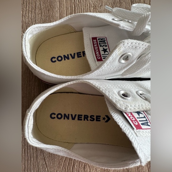Converse Chuck Taylor All-Star Canvas Low-
Top Sneakers White Women's 9 - Picture 7 of 15